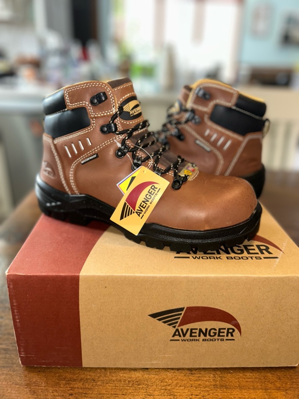 Avenger Composite Toe WP Work Boot A7451 Womens Size 8.5 M